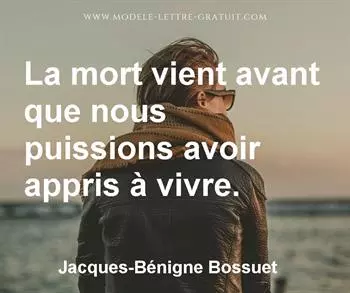 Citation de Jacques-Bénigne Bossuet