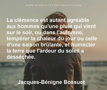 Citation de Jacques-Bénigne Bossuet