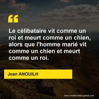 Citation Jean ANOUILH