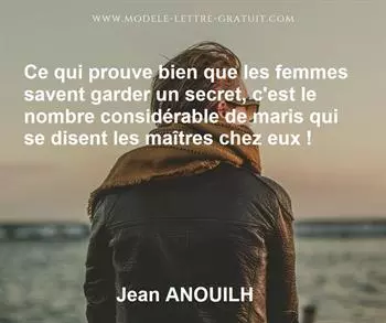 Citation de Jean ANOUILH