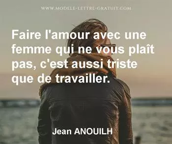 Citation de Jean ANOUILH
