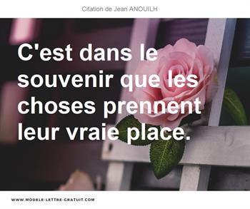 Citations Jean ANOUILH