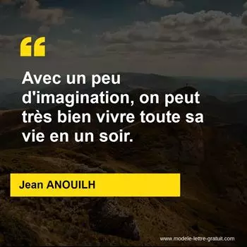 Citation Jean ANOUILH