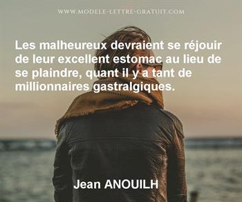 Citation de Jean ANOUILH