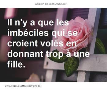 Citations Jean ANOUILH