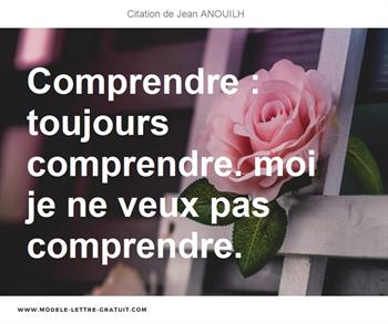 Citations Jean ANOUILH