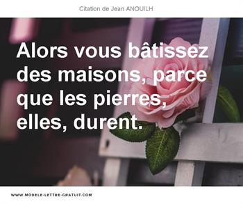Citations Jean ANOUILH