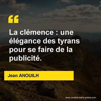 Citation Jean ANOUILH