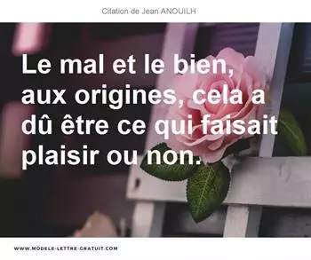 Citations Jean ANOUILH