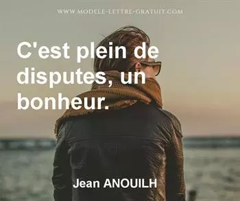 Citation de Jean ANOUILH