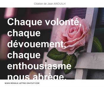 Citations Jean ANOUILH