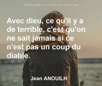 Citation de Jean ANOUILH
