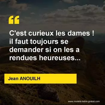 Citation Jean ANOUILH