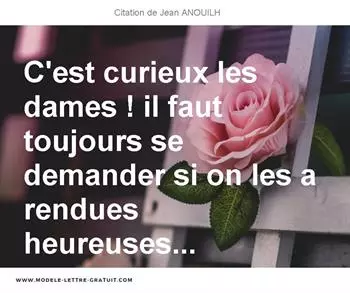Citations Jean ANOUILH