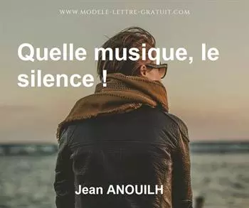 Citation de Jean ANOUILH