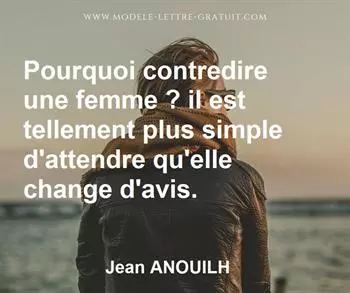 Citation de Jean ANOUILH
