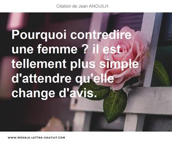 Citations Jean ANOUILH
