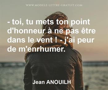 Citation de Jean ANOUILH