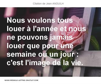Citations Jean ANOUILH