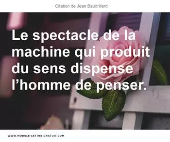 Citations Jean Baudrillard