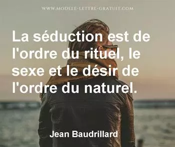 Citation de Jean Baudrillard