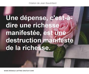 Citations Jean Baudrillard