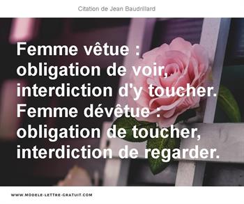 Citations Jean Baudrillard