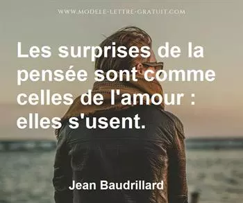 Citation de Jean Baudrillard