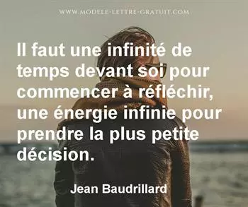 Citation de Jean Baudrillard