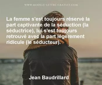 Citation de Jean Baudrillard