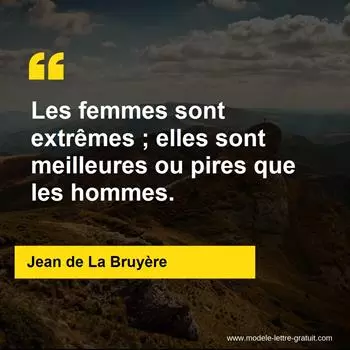 Citation Jean de La Bruyère
