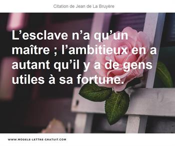 Citations Jean de La Bruyère