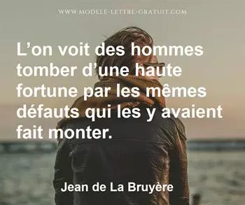 Citation de Jean de La Bruyère