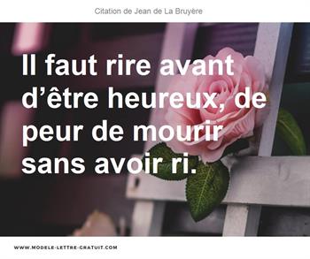 Citations Jean de La Bruyère