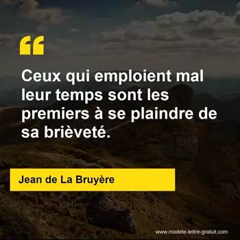 Citation Jean de La Bruyère
