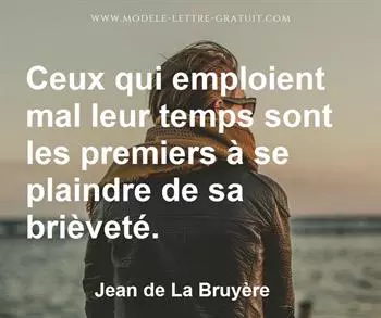 Citation de Jean de La Bruyère