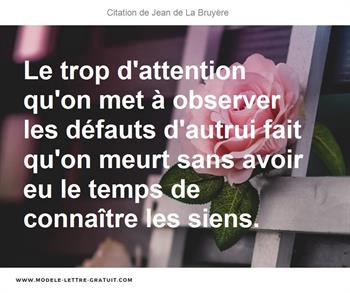 Citations Jean de La Bruyère