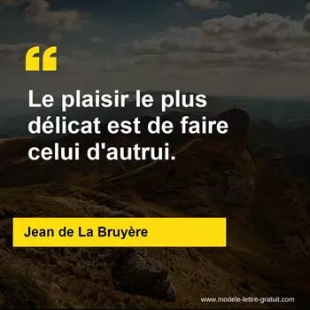 Citation Jean de La Bruyère