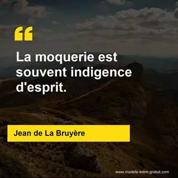 Citation Jean de La Bruyère