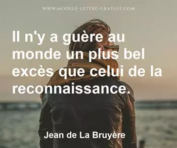 Citation de Jean de La Bruyère