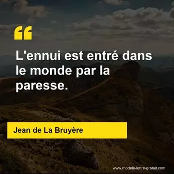 Citation Jean de La Bruyère