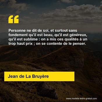 Citation de Jean de La Bruyère