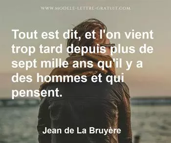 Citation de Jean de La Bruyère