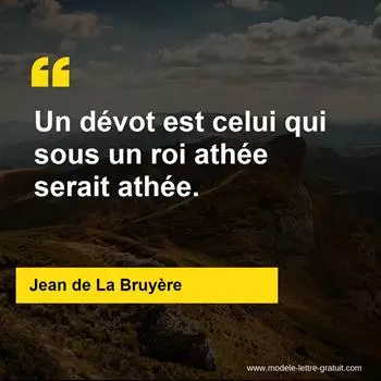 Citation Jean de La Bruyère