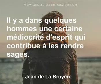 Citation de Jean de La Bruyère