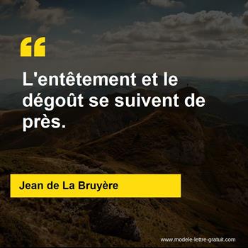 Citation de Jean de La Bruyère
