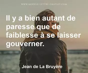 Citation de Jean de La Bruyère