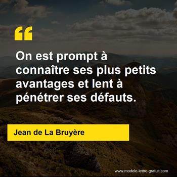 Citations Jean de La Bruyère