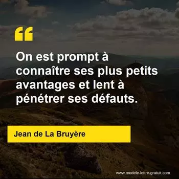 Citation Jean de La Bruyère