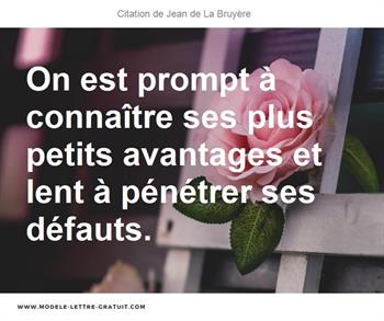 Citations Jean de La Bruyère